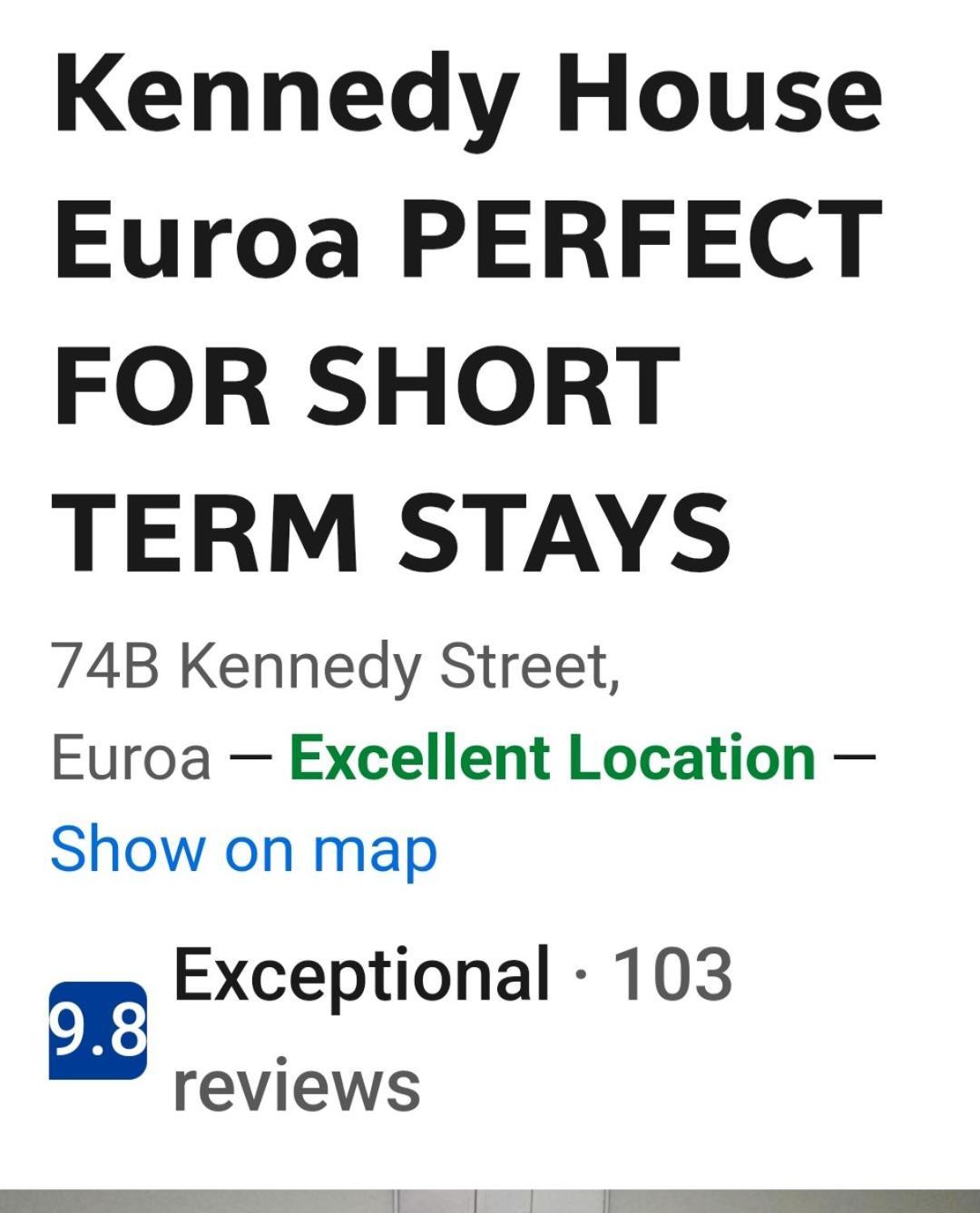 Kennedy House Euroa Perfect For Short Term Stays Dış mekan fotoğraf